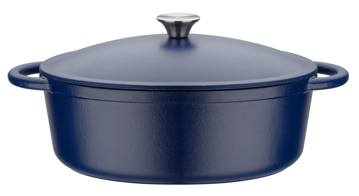 Gsw Bräter Blue Magic Dunkelblau, B/l: 33x26cm - Dunkelblau, Basics, Metall (33/26cm) - GSW