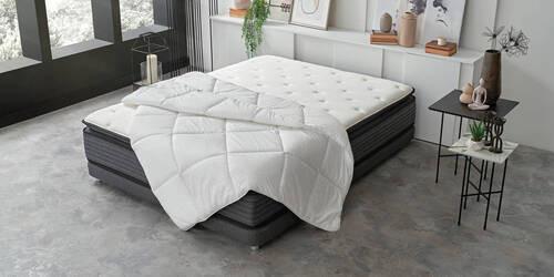 Bettdecke Anti-stress Normal 135x200x3 Cm - Weiß, Basics, Textil (135/200/3cm) - Yatas