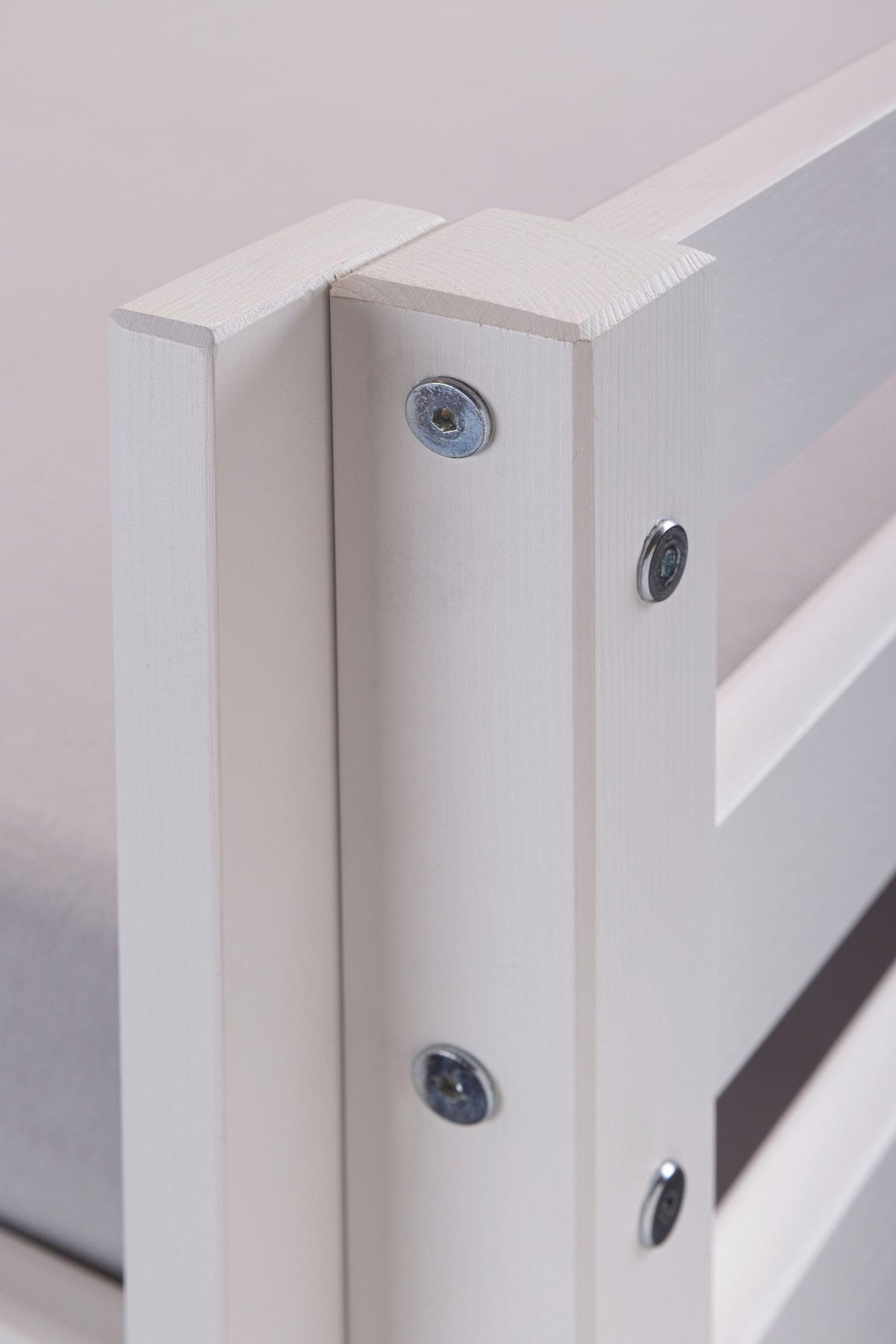 Emeletes Ágy Small Cloud - fehér, Modern, fa (90/200cm) - MID.YOU