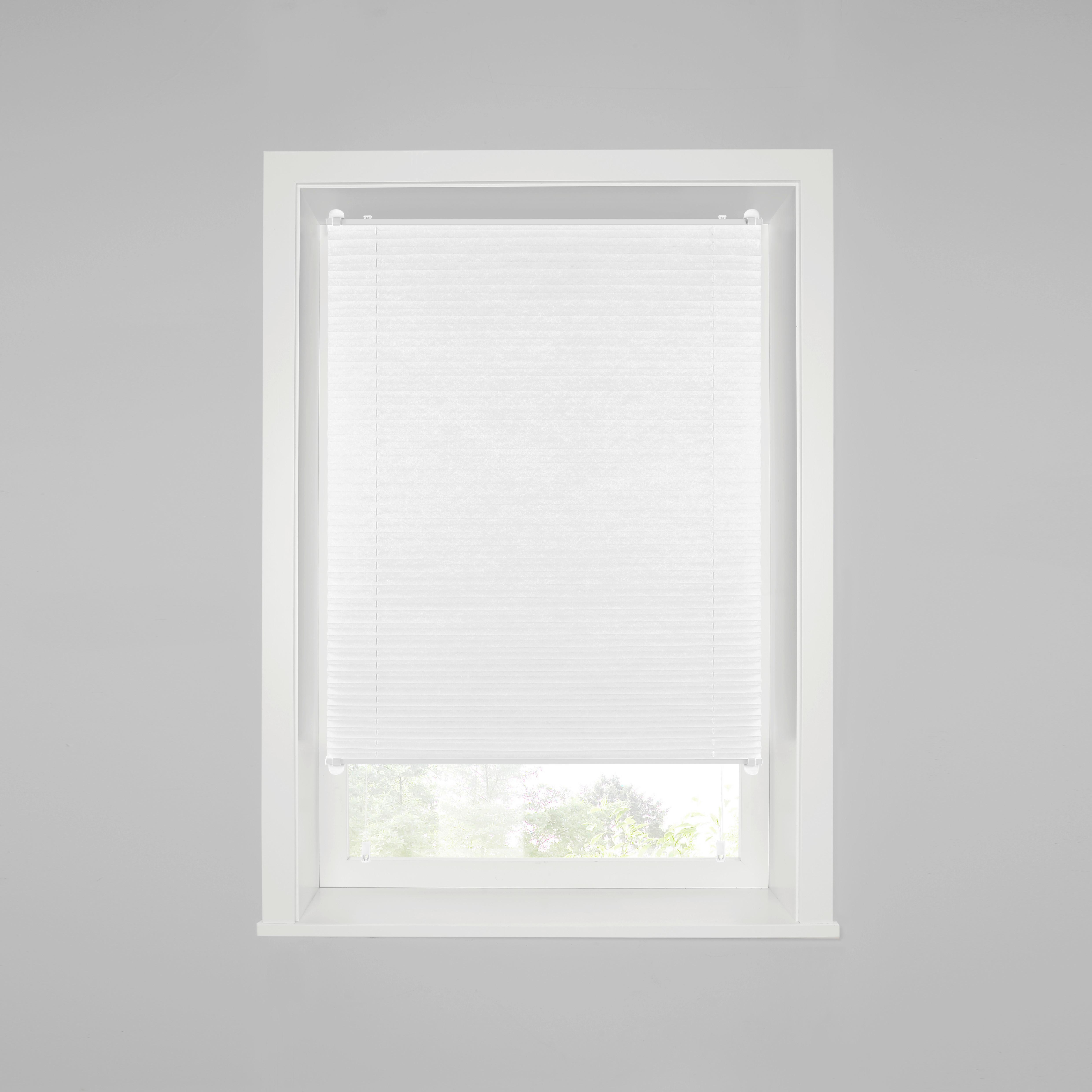 Plissee Luzia Weiß B: 40 cm Plissee Verspannt