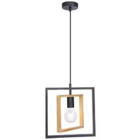 Hängeleuchte Onika H: 120 cm 1-Flammig, Echtholz - Schwarz, ROMANTIK / LANDHAUS, Holz/Metall (30/120cm) - James Wood