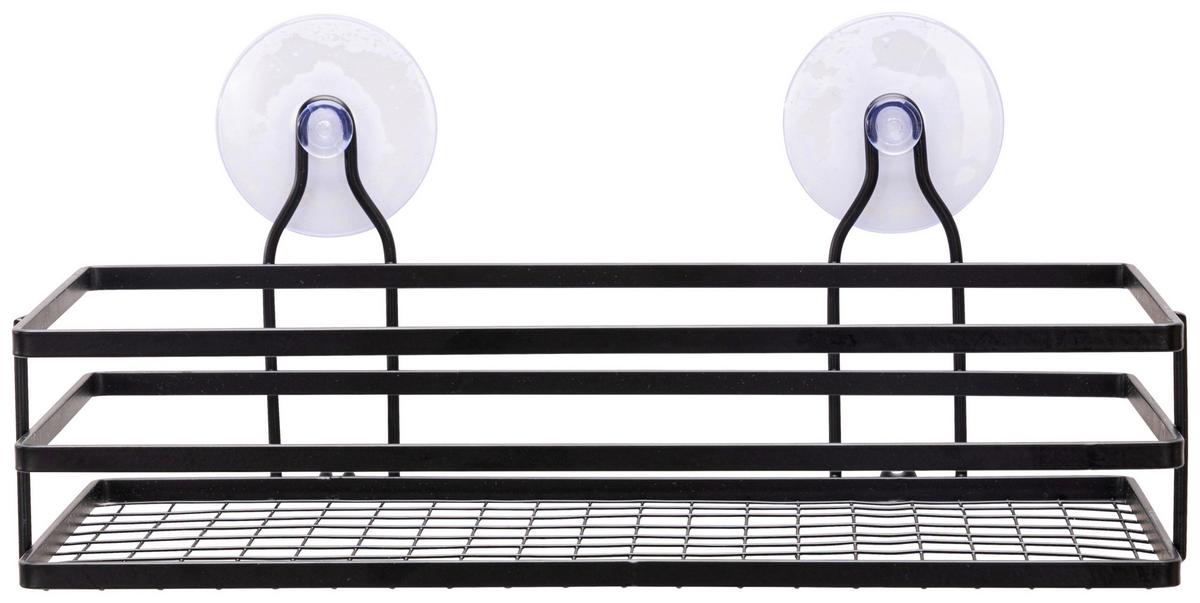 DUSCHREGAL NAPOLI 1 B9922482-4 - Schwarz, KONVENTIONELL, Metall (25/11,5/10cm) - Ondega
