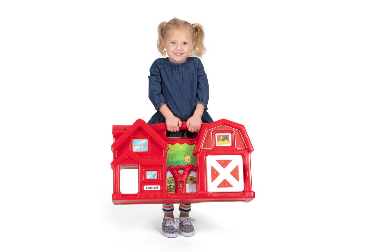 Bauernhof Simplay 3 Ab 1,5 Jahren Tragbar - Multicolor, Basics, Kunststoff (63,8/16,8/36,5cm)
