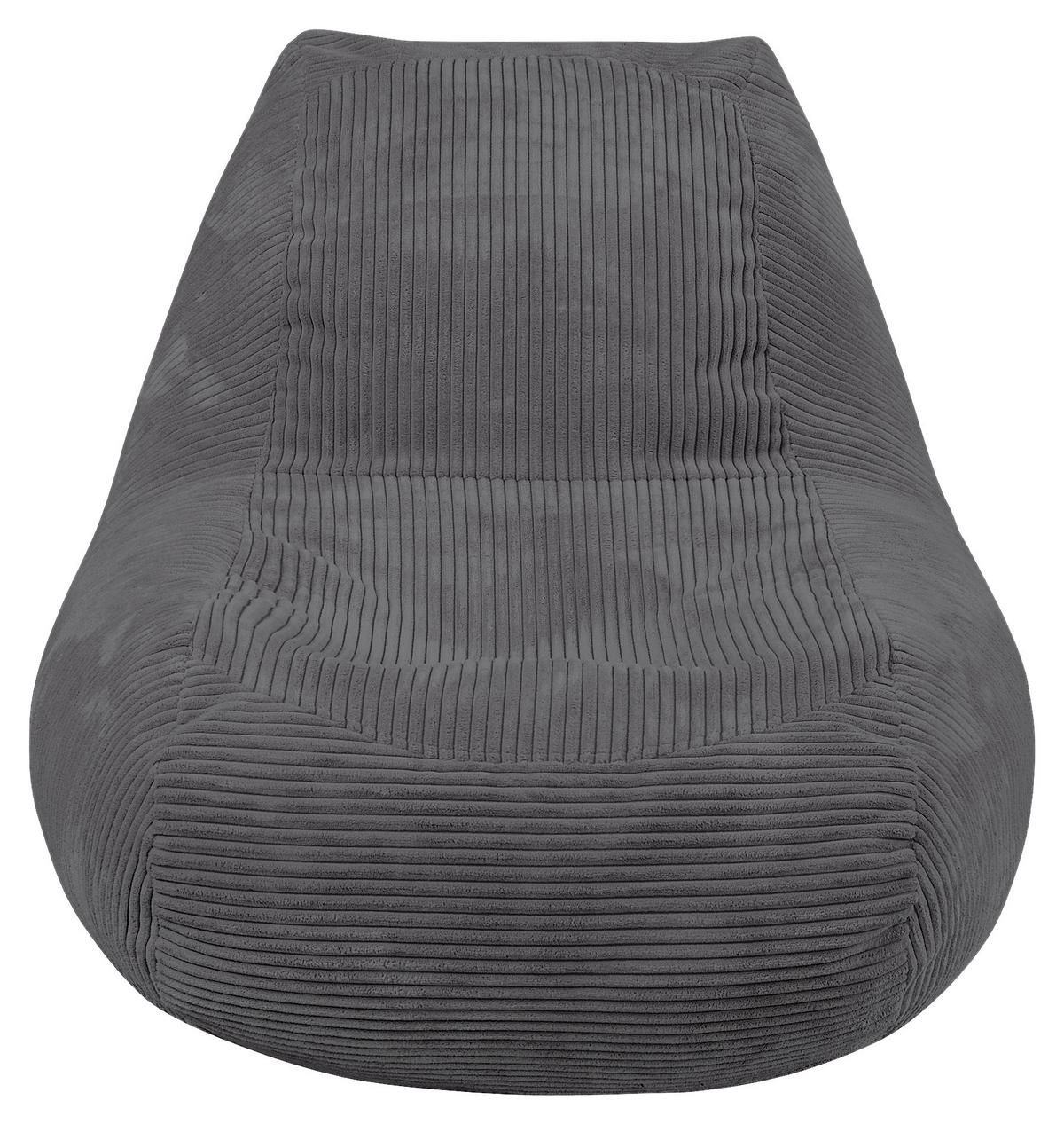 Ülőzsák Bob Lux - szürke, Modern, textil (122/85/75cm) - Mömax