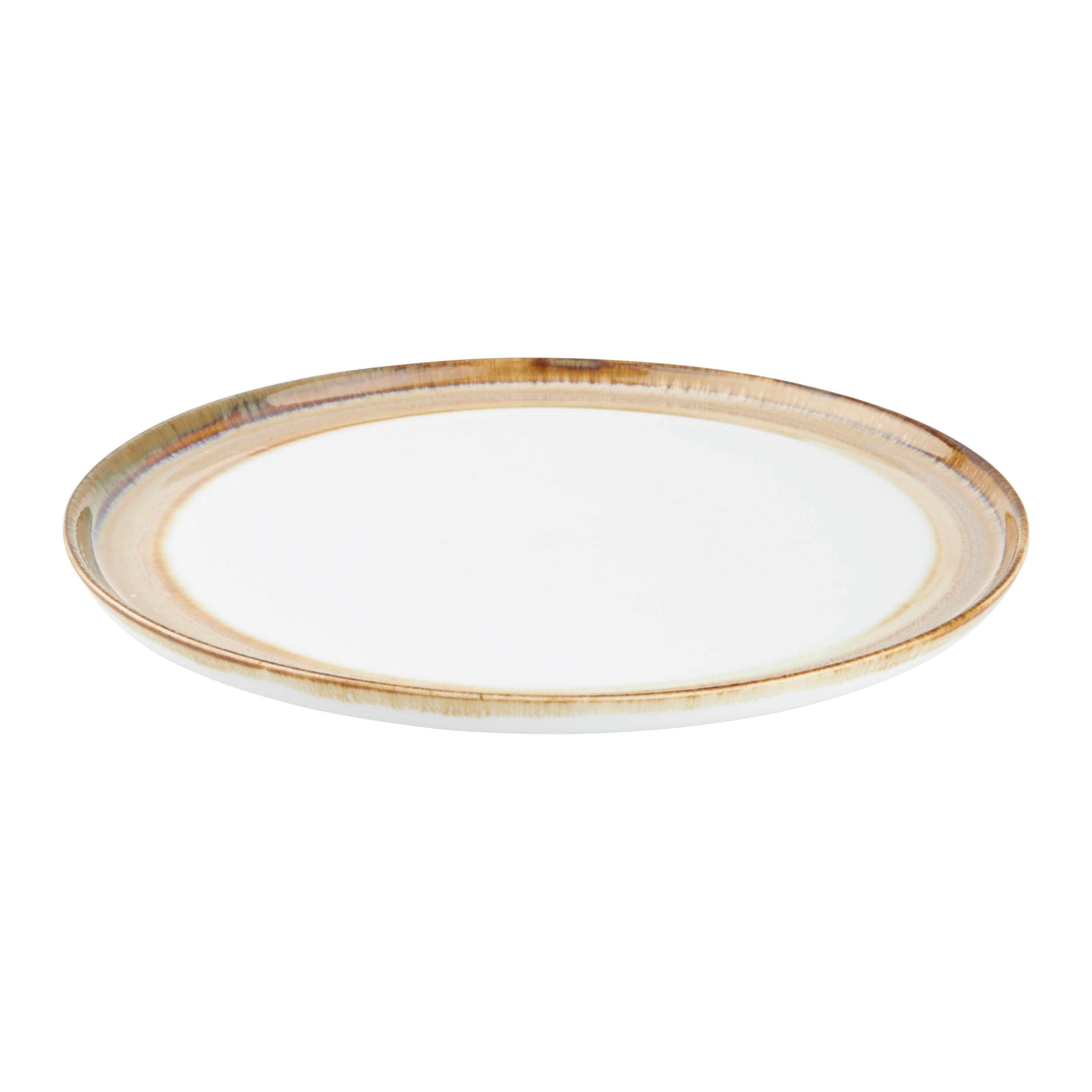 Mělký talíř SATURN - béžová, Moderní, keramika (27cm) - Mömax
