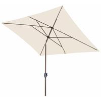 Sonnenschirm B/H/T: 250x257x200 cm Naturfarben - Alufarben/Naturfarben, MODERN, Textil/Metall (250/257/200cm) - Doppler