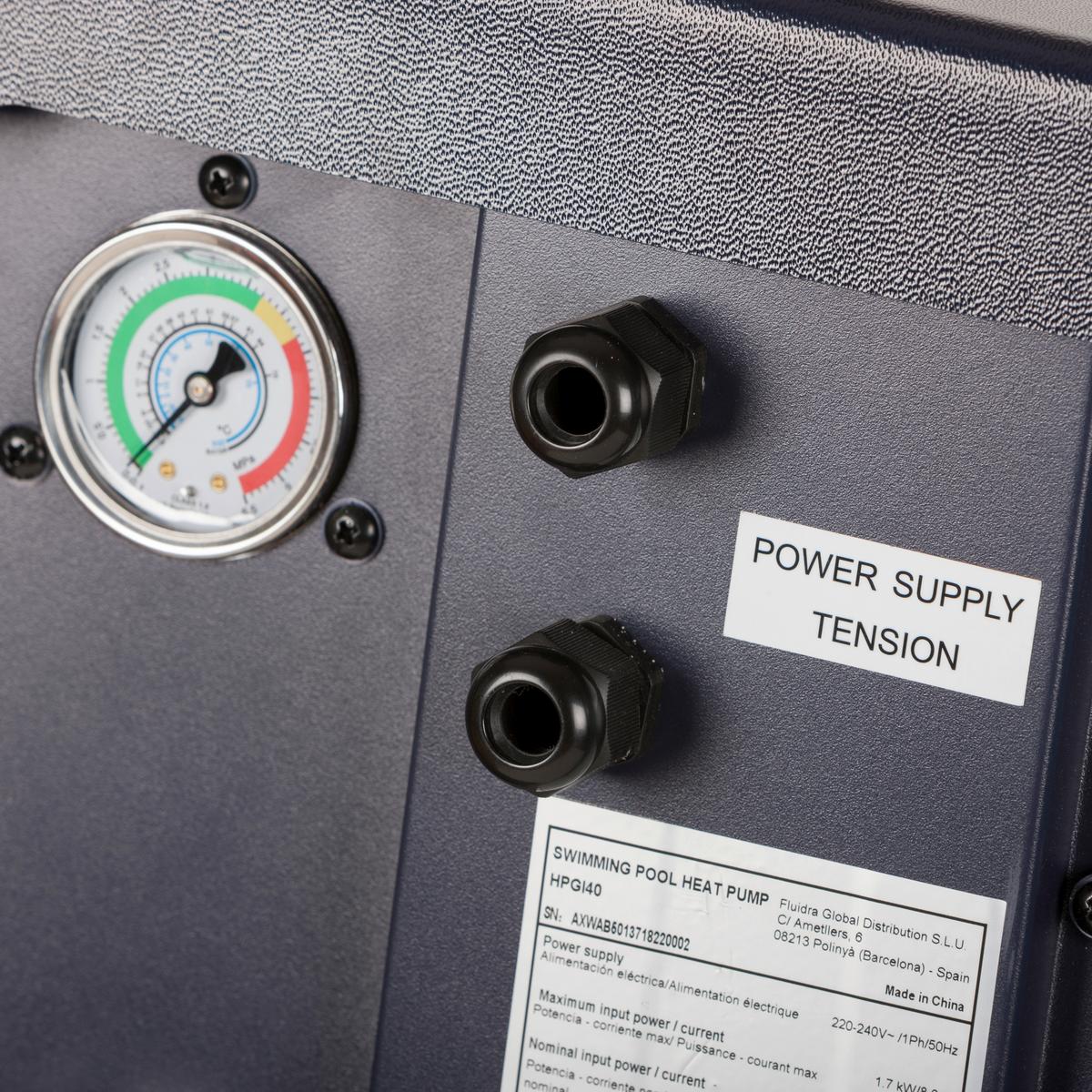 Wärmepumpe Wärmepumpe - Grau, KONVENTIONELL, Kunststoff (85,8/64,8/38,3cm) - Gre