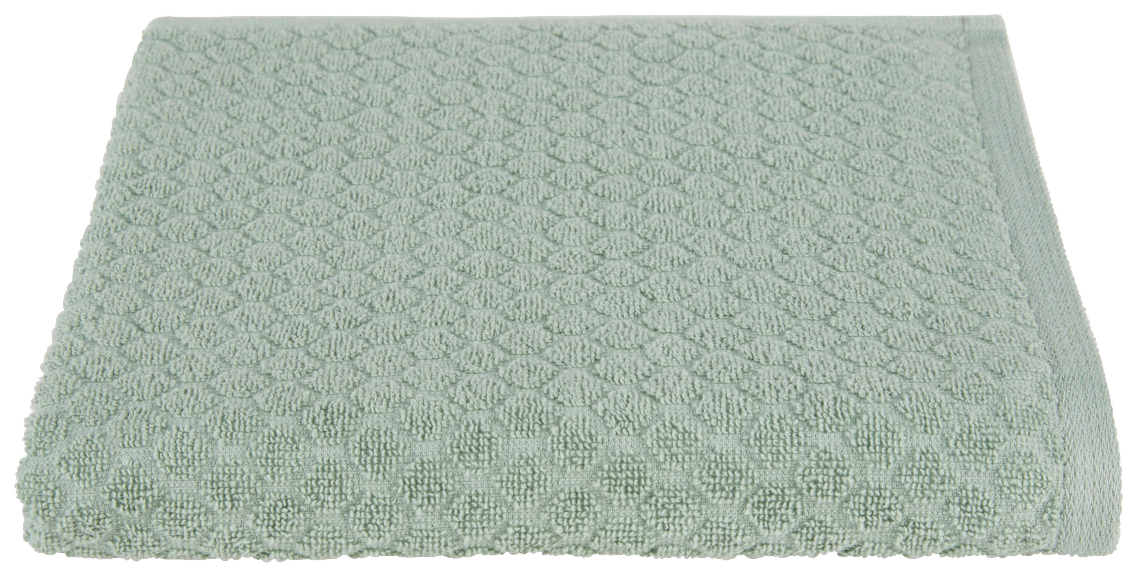 Badetuch Elena Baumwolle 450 G/M2 Mintgrün 100x150 cm - Mintgrün, MODERN, Textil (100/150cm) - Luca Bessoni