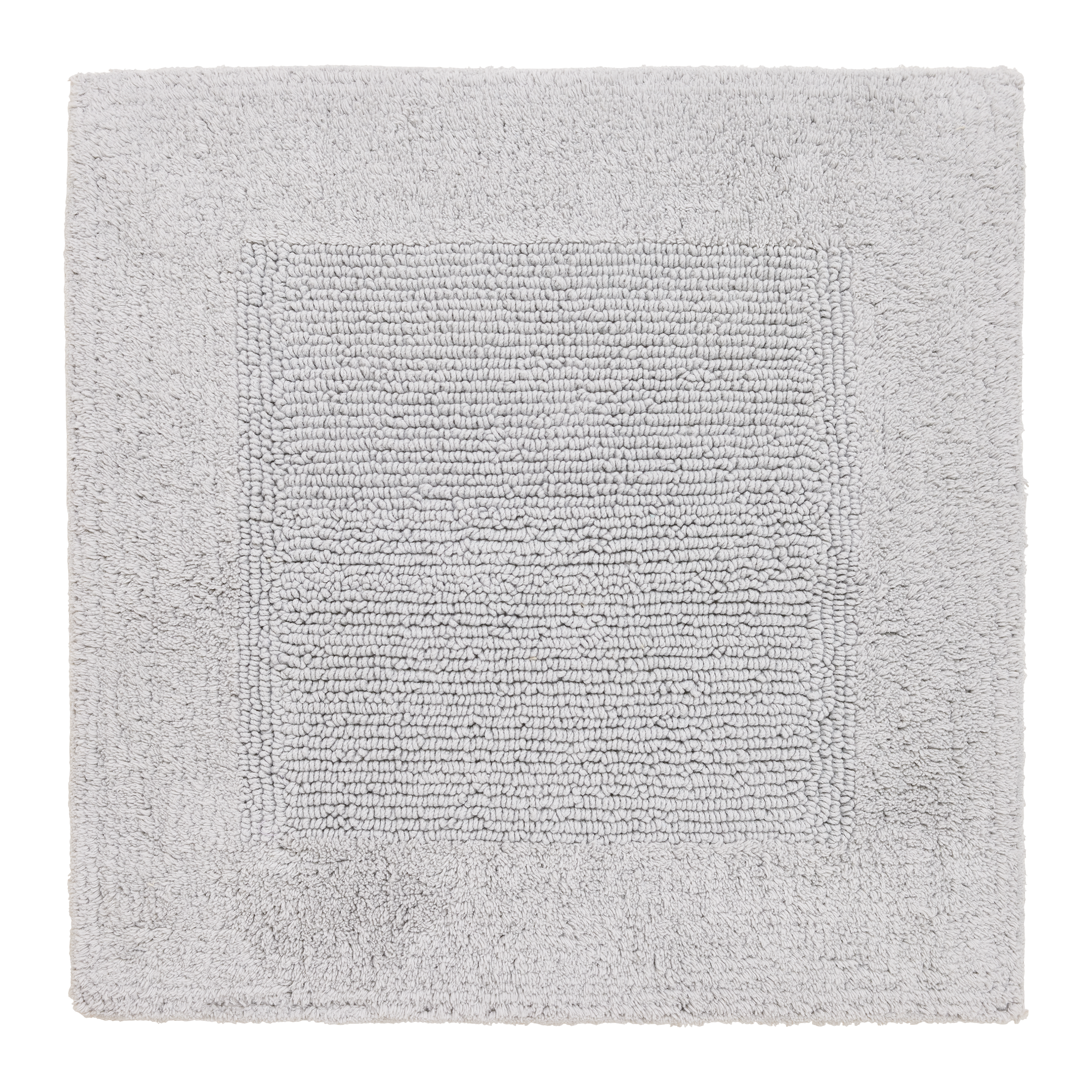 KÚPEĽŇOVÁ PREDLOŽKA Karen, 50/50cm, svetlosivá - svetlosivá, Konventionell, textil (50/50cm) - Premium Living