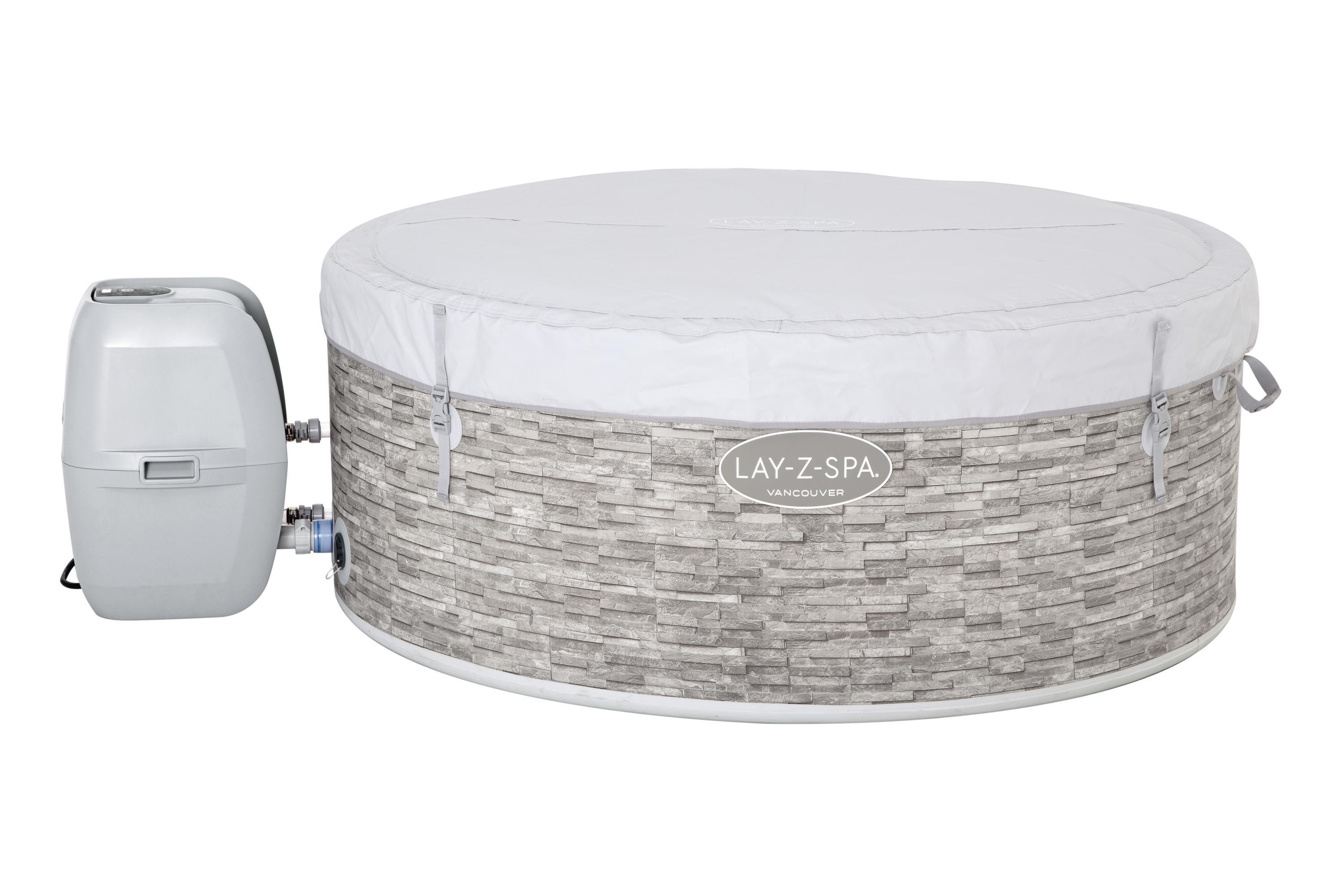 Whirlpool Adela Šedá Ø Ca. 155cm - šedá, Moderní, kov/plast (155/60cm) - Bestway