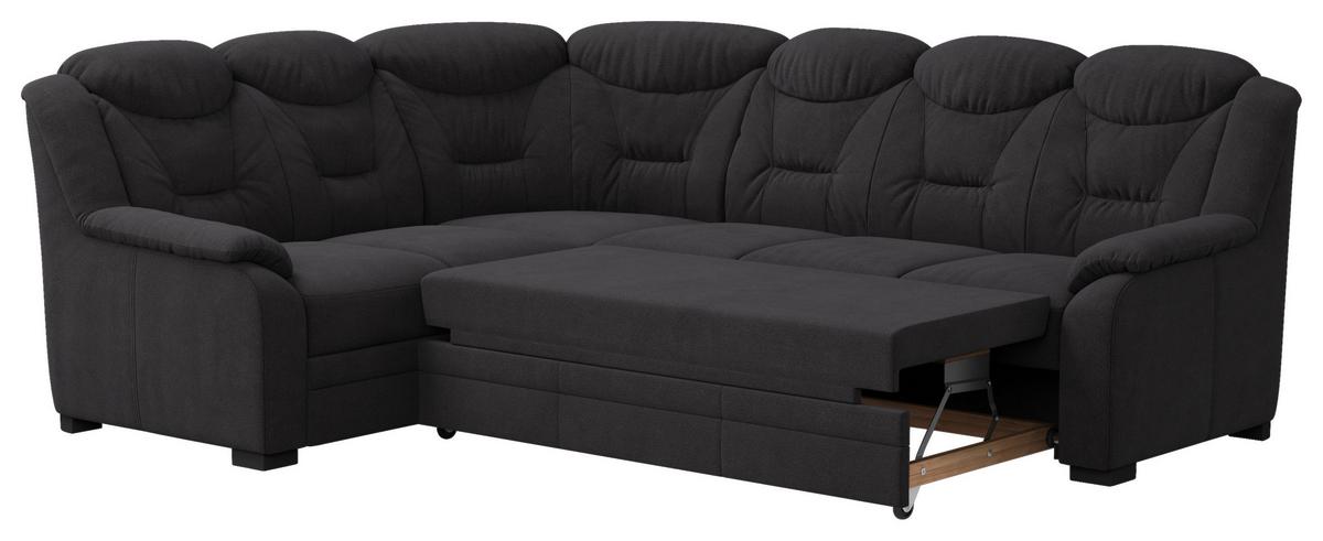 Ecksofa Marcus Schwarz S: 211x263 cm - Schwarz, Basics, Textil (211/263cm) - MID.YOU