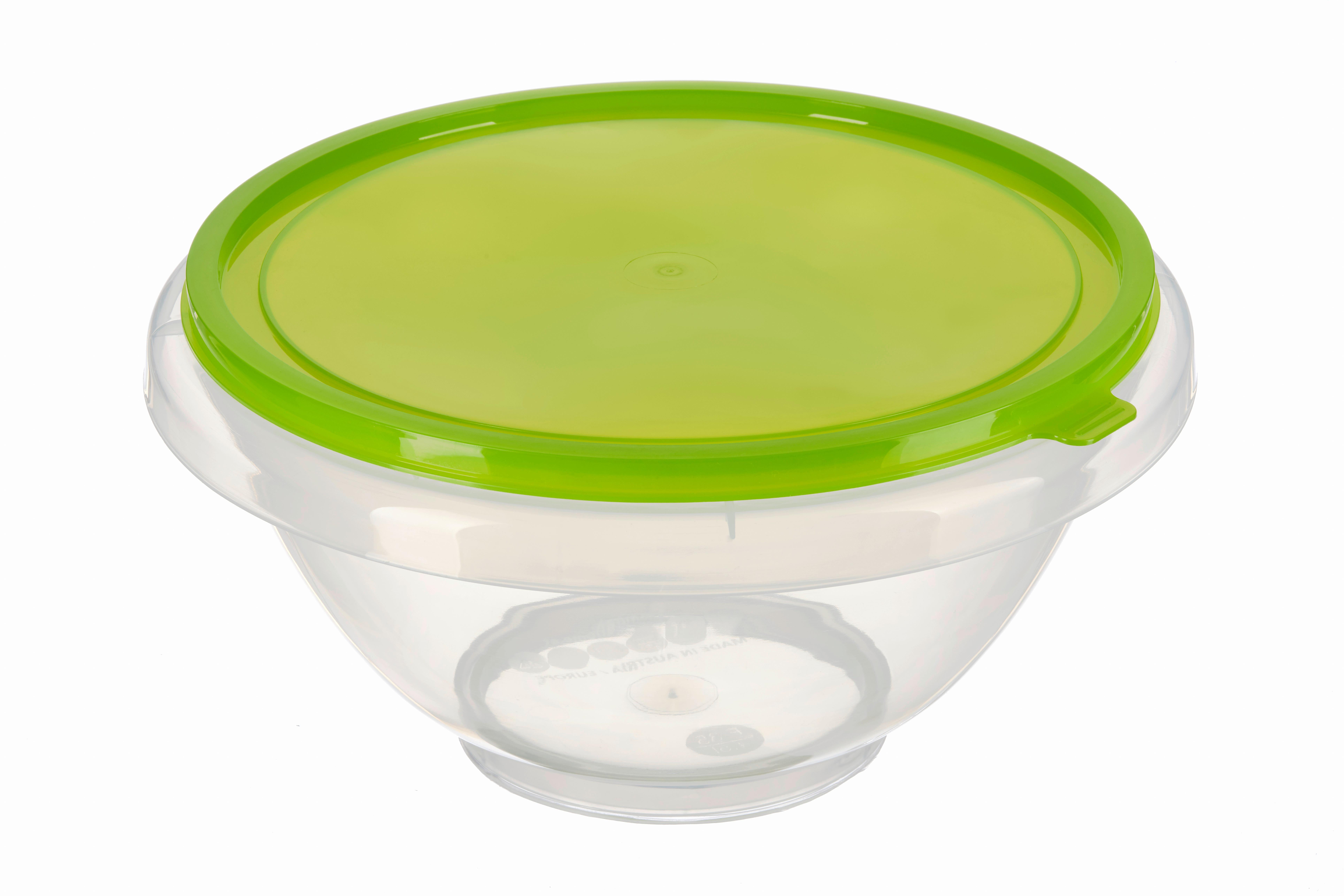 Rührschüssel Aus Kunststoff Transparent Becki, D: Ca. 25cm - Blau/Transparent, KONVENTIONELL, Kunststoff (25/14.5cm)