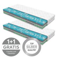 Kaltschaummatratze Valli 90x200 cm H2 H: 24 cm - Weiß, Textil (90/200cm) - Primatex Deluxe