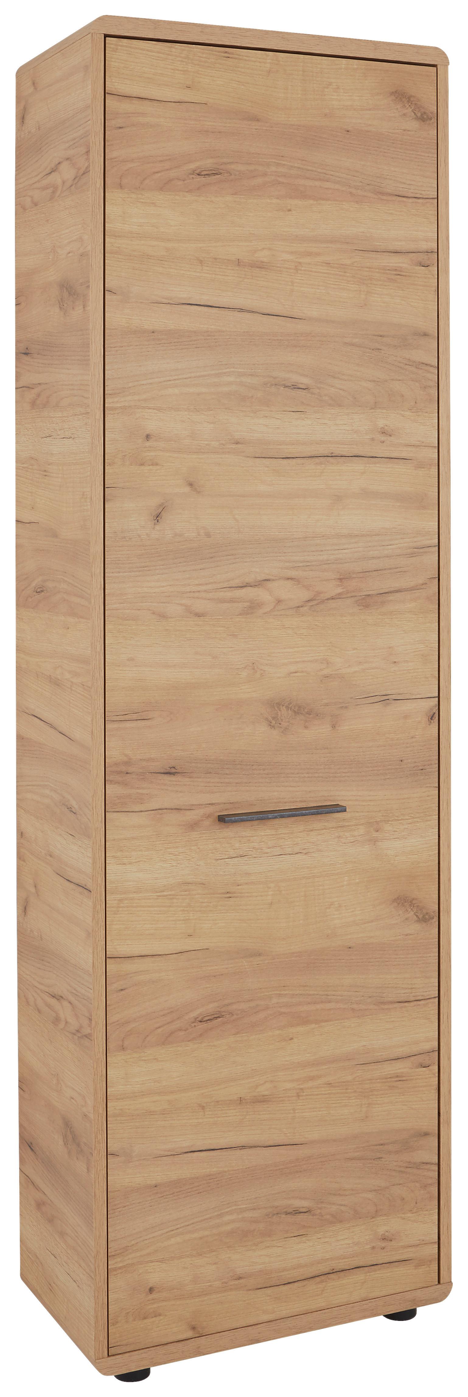 Garderobenschrank Fontana Eiche Dekor B: 54 cm - Eichefarben, MODERN, Holzwerkstoff (54/198/32cm)