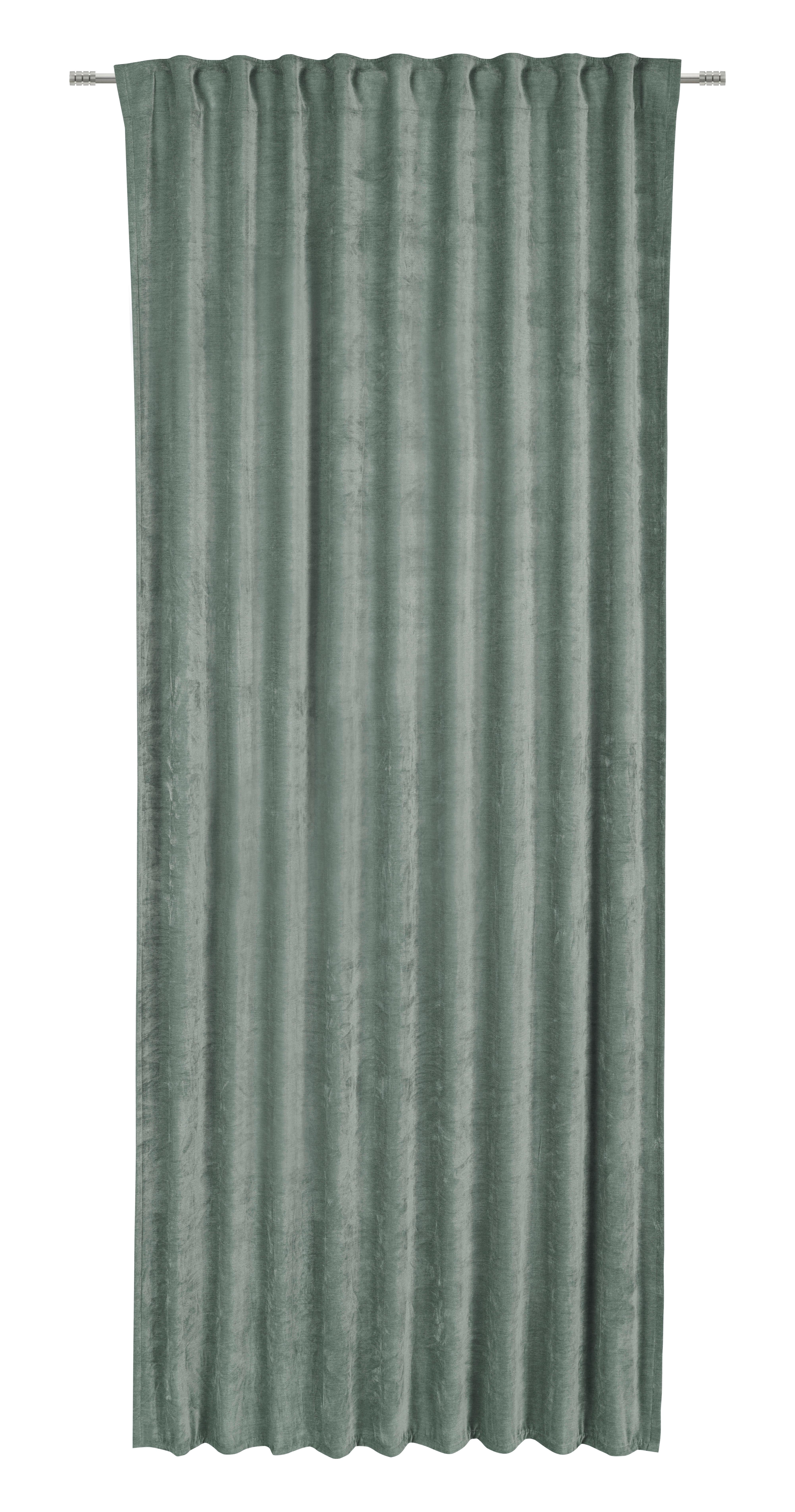 HOTOVÝ ZÁVĚS CASPER - zelená, Konvenční, textil (140/245cm) - Mömax