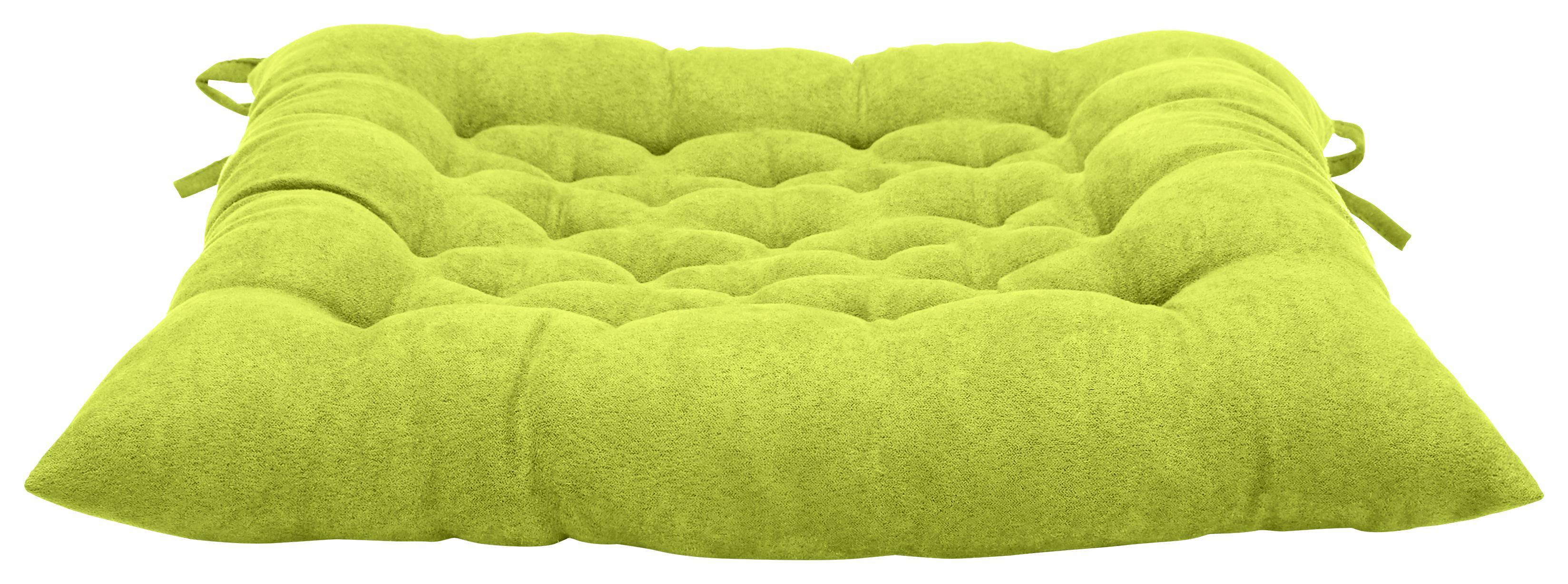 Sitzkissen Agatha - Hellgrün, MODERN, Textil - Ombra