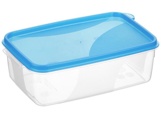 Frischhaltebox 1 Liter - Blau/Rot, KONVENTIONELL, Kunststoff (12/6.5/18cm) Frischhaltebox 1 Liter - Blau/Rot, KONVENTIONELL, Kunststoff (12/6.5/18cm)