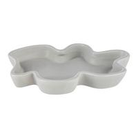 Dekorační talíř BELLA - světle šedá/tmavě šedá, Basics, keramika (14.7/2/10.7cm) - Modern Living