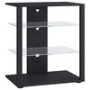 Tv-rack Folas B: 60 Cm Schwarz Mit Kabeldurchlass - Schwarz, Basics, Holzwerkstoff (60/70/41cm) - MID.YOU
