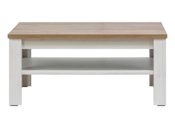 Konferenčný Stolík Noto - biela, Romantický / Vidiecky, drevo (67,5/48/104cm) Konferenčný Stolík Noto - biela, Romantický / Vidiecky, drevo (67,5/48/104cm)