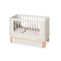 Puppenbett Holz Buche LxBxH: 50x26x34 cm - Beige/Naturfarben, Basics, Holz (50/26/34cm) - Pinolino
