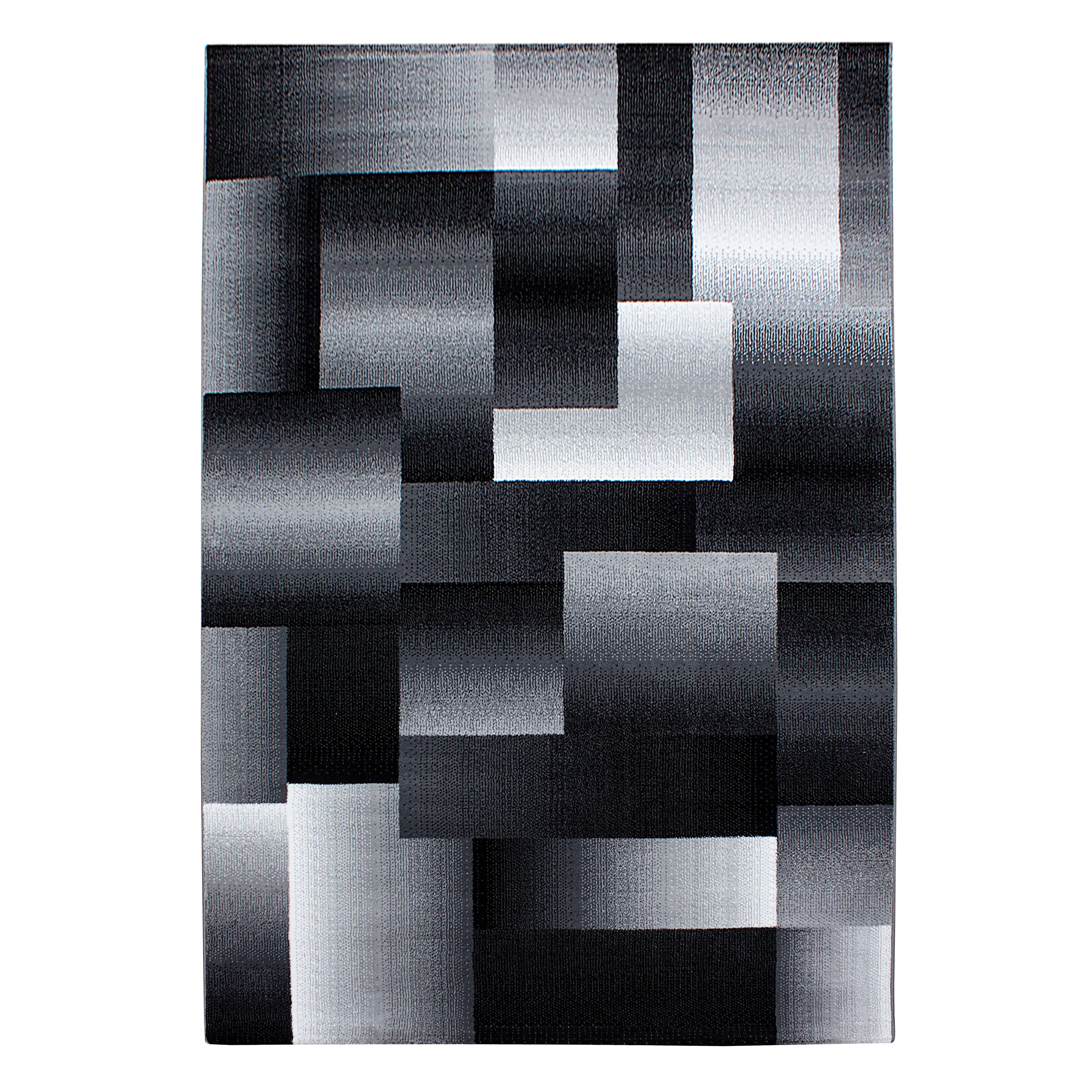 Flachwebeteppich Miami - Schwarz, Design, Textil (140/200cm) - Ayyildiz 