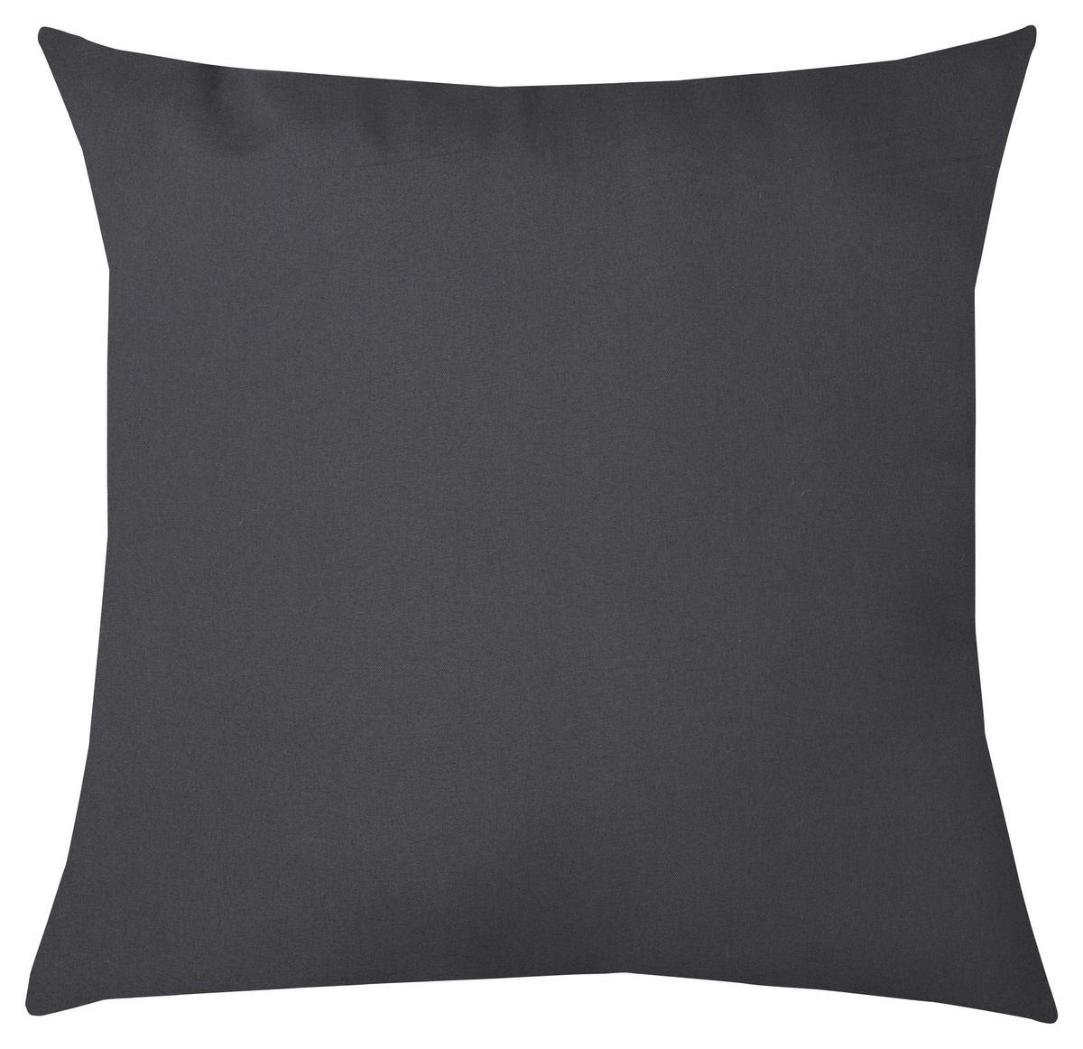 Zierkissen Niki 40x40 cm Polyester Multicolor - Taupe/Blau, KONVENTIONELL, Textil (40/40cm) - Ondega