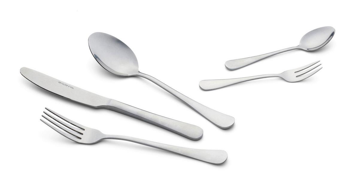 SADA PŘÍBORŮ EW-BS-3040 - barvy stříbra, Basics, kov - Echtwerk
