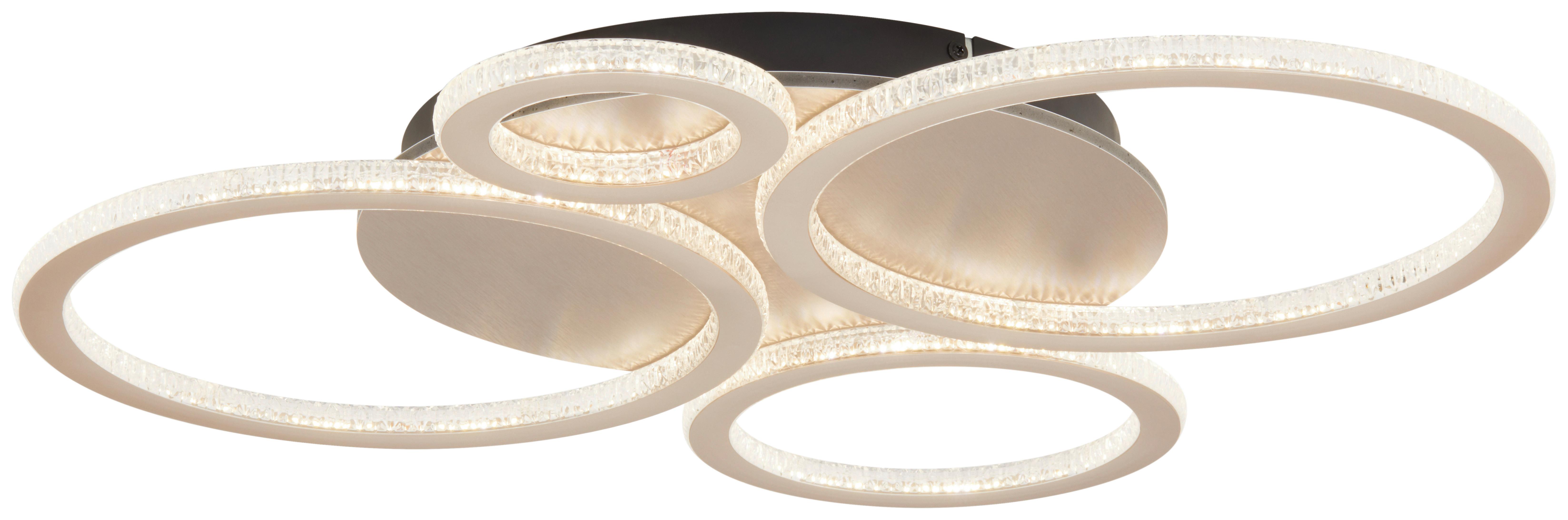 LED-Deckenleuchte 4000K - Champagner, MODERN, Kunststoff/Metall (72/62/6cm)
