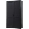Mehrzweckschrank Gunnar Schwarz B: 120 Cm - Schwarz, Design, Holz (120/217/48cm) - Livetastic