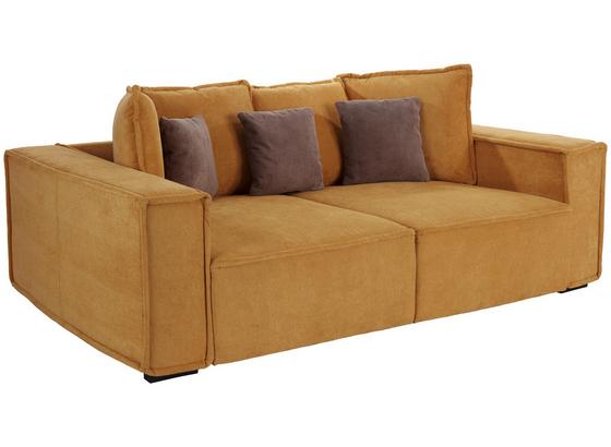 Veľká Pohovka Surf - žltá/taupe, Moderný, drevo/textil (244/62/117cm) Veľká Pohovka Surf - žltá/taupe, Moderný, drevo/textil (244/62/117cm)