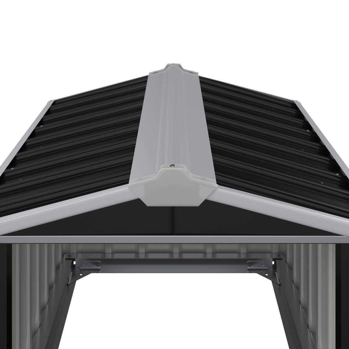 Kleingarage Robus - Anthrazit, MODERN, Metall (86/100/63,5cm) - Homezone