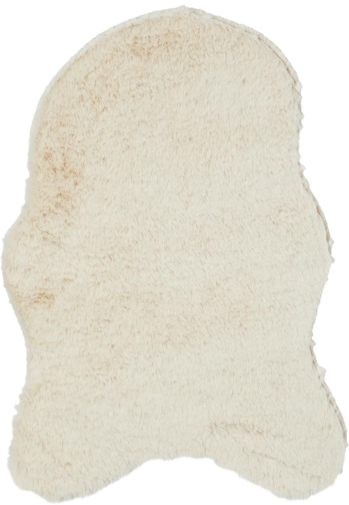 UMĚLÁ KOŽEŠINA Moia, 40/57cm - šedá/růžová, Lifestyle, textil (40/57cm) - Mömax