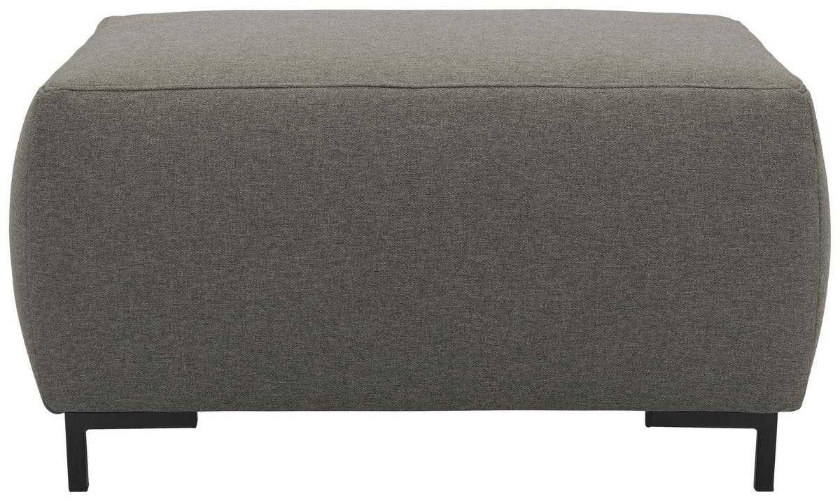 Hocker Looks Vi - Schwarz/Grau, Design, Textil (88/44/68cm) - LOOKS by W.Joop