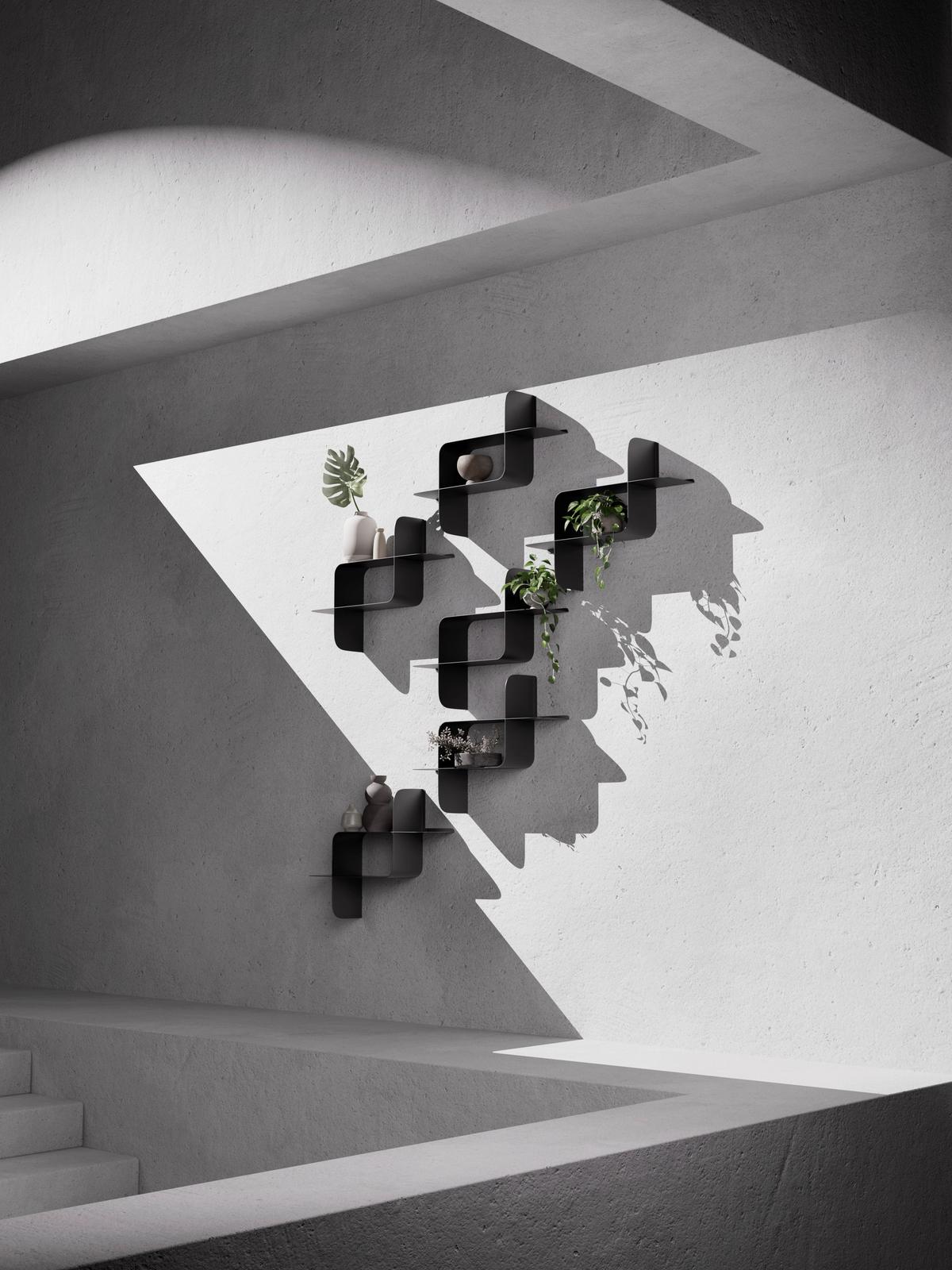 NÁSTENNÁ POLICA 1022611-040 - Basics (61/47/15cm) - Umbra