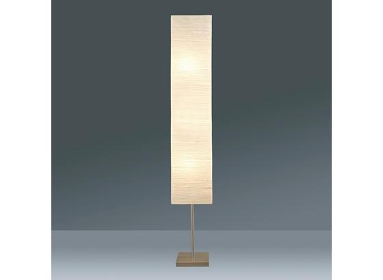 Lampa Stojací Antonio - bílá/barvy stříbra, Konvenční, kov/papír (25/159/25cm) - MÖMAX modern living Lampa Stojací Antonio - bílá/barvy stříbra, Konvenční, kov/papír (25/159/25cm) - MÖMAX modern living