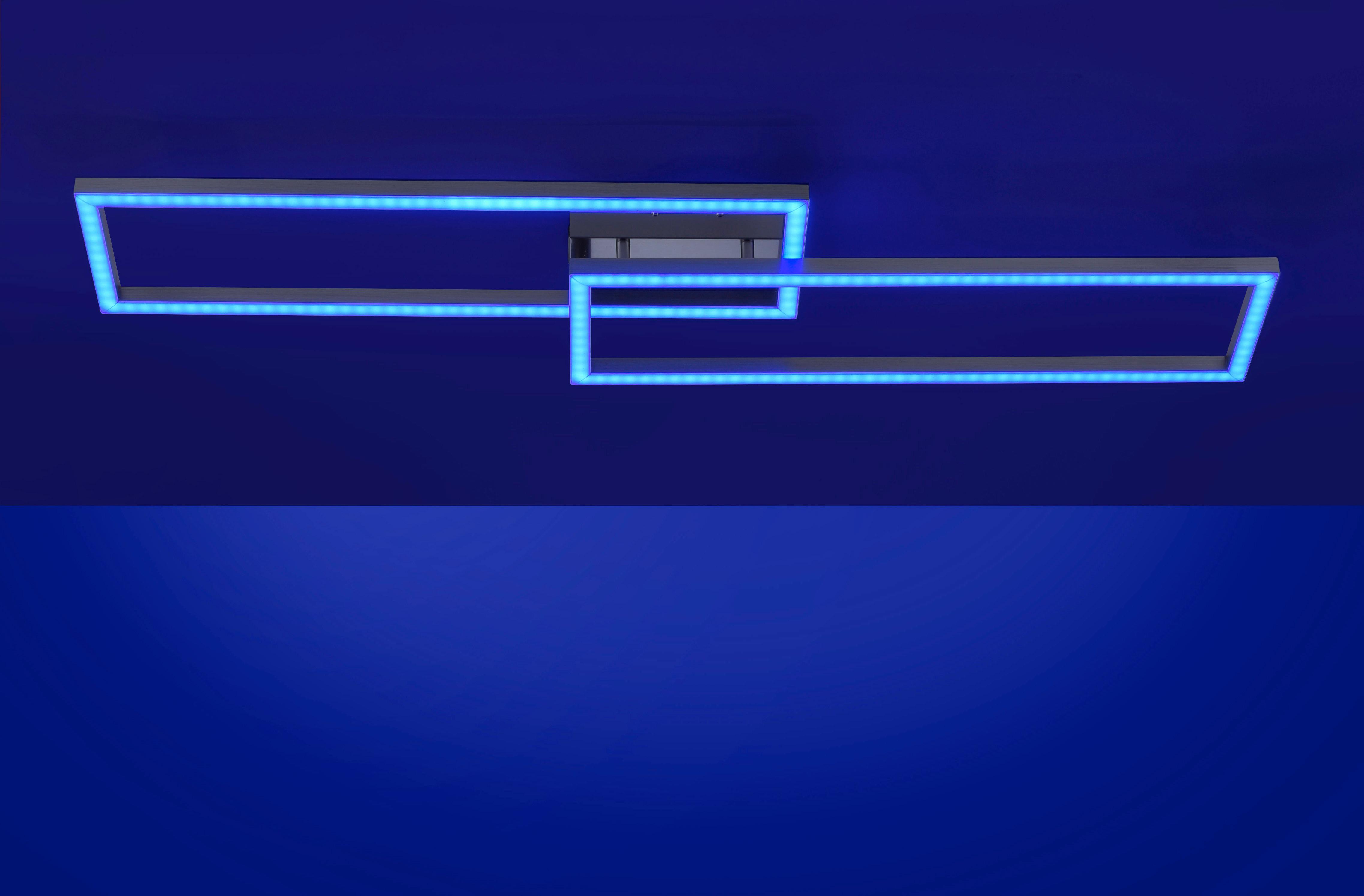 LED-Deckenleuchte 16430-55 Lolasmart-Maxi - Silberfarben, Design, Kunststoff/Metall (110/26,5/8,5cm)