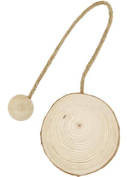 Riasiaca Spona Wood - hnedá, Moderný, drevo (8cm) - Modern Living