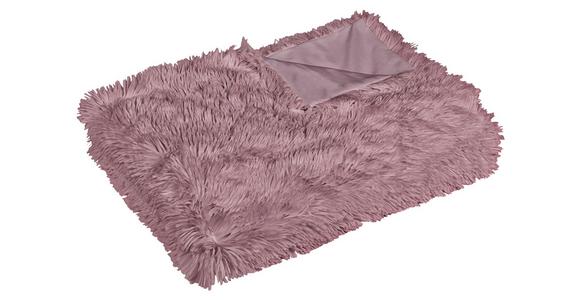 Kuscheldecke Carina Rosa 150x200 cm Doubleface - Rosa, MODERN, Textil (150/200cm) - Luca Bessoni