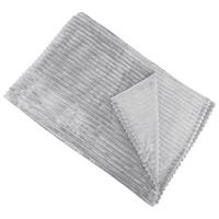 Puha Takaró Kb. 150/200cm - ezüstszínű, Modern, textil (150/200cm) - Luca Bessoni