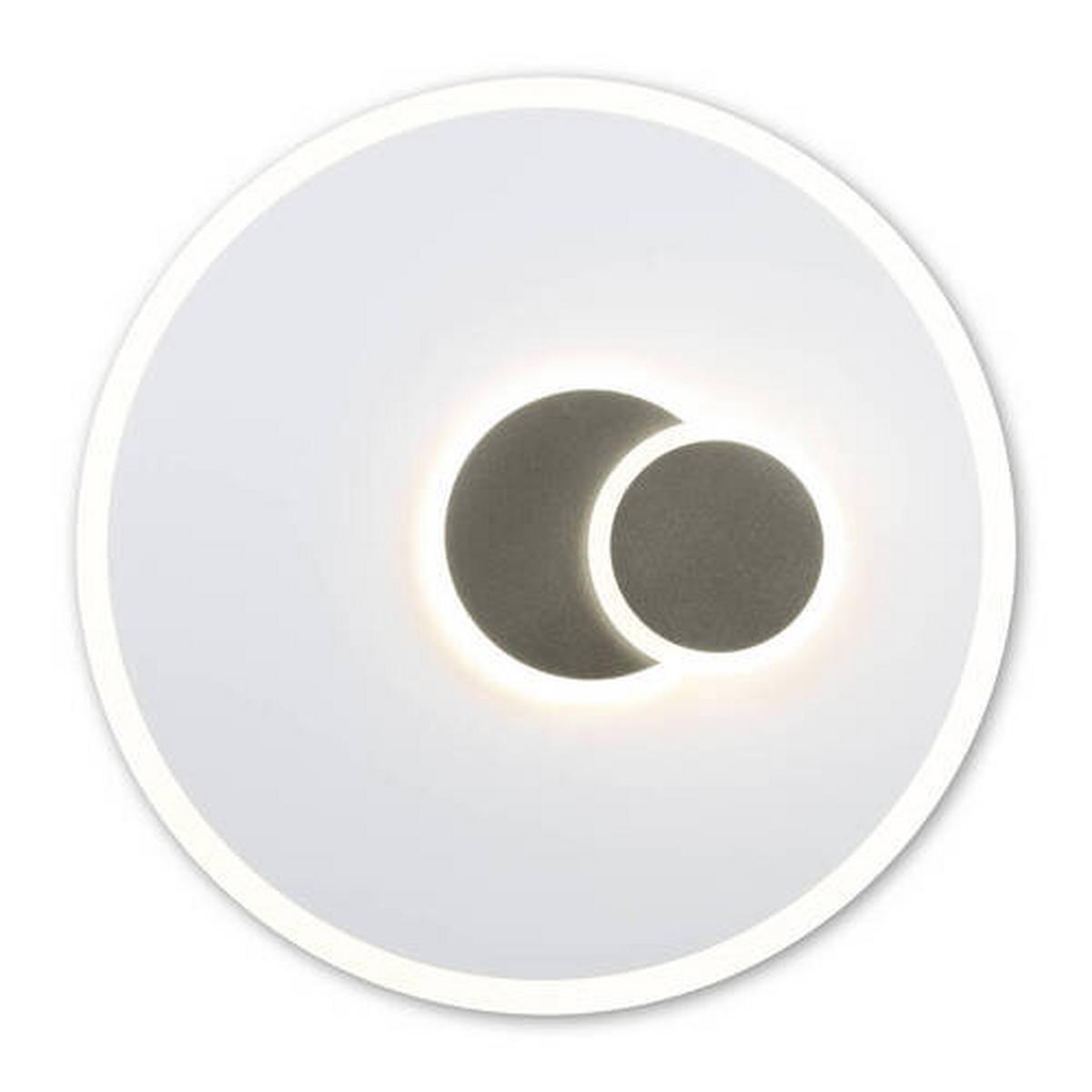 LED-Deckenleuchte Ø 47 cm 3-Fach dimmbar - Weiß, Design, Metall (47/6cm) - Näve