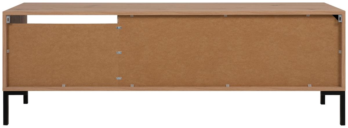 Tv-lowboard Korsika 150 Cm Eiche Artisan Dekor - Anthrazit/Eiche Artisan, Design, Holzwerkstoff (150/49/40cm) - MID.YOU