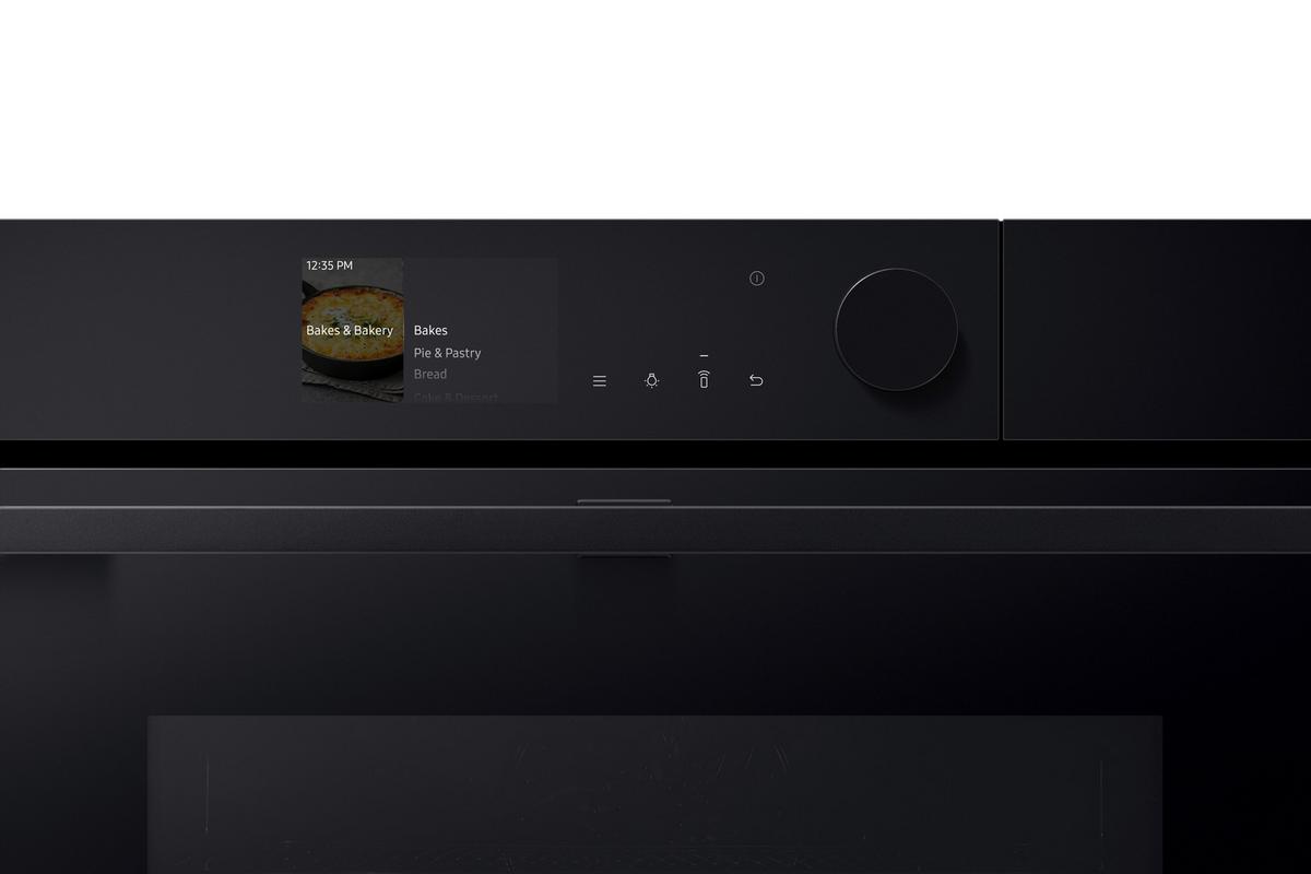 Backofen Nv7b6795jak/U3 - Schwarz, Design, Glas/Metall (59,5/59,5/57,1cm) - Samsung