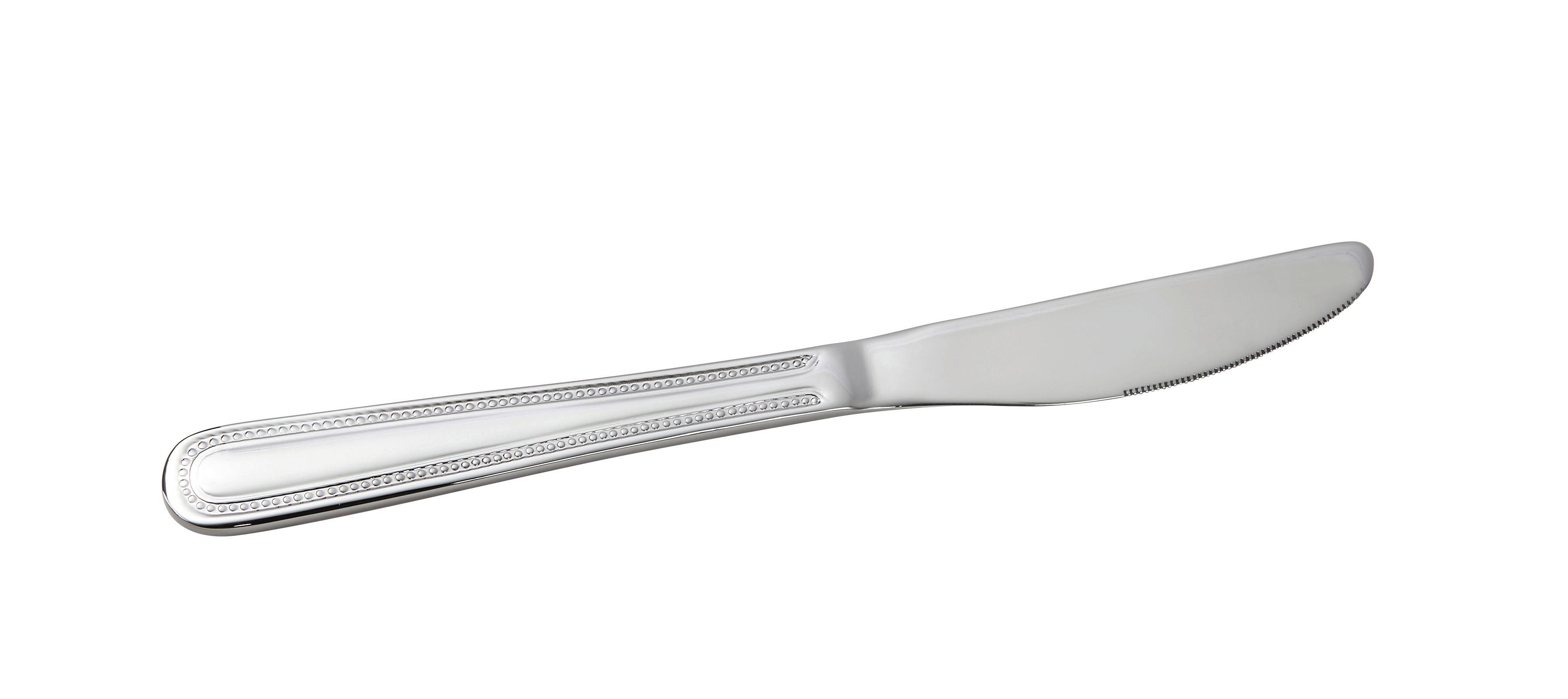 Messer Jaqueline 2er Set L: Ca. 20,4 Cm - Edelstahlfarben, KONVENTIONELL, Metall (20,4cm) - Luca Bessoni