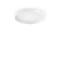 LED-Deckenleuchte Bianco Weiß D: 35 cm - Weiß, Basics, Kunststoff/Metall (35/7,8cm) - Ideal Lux