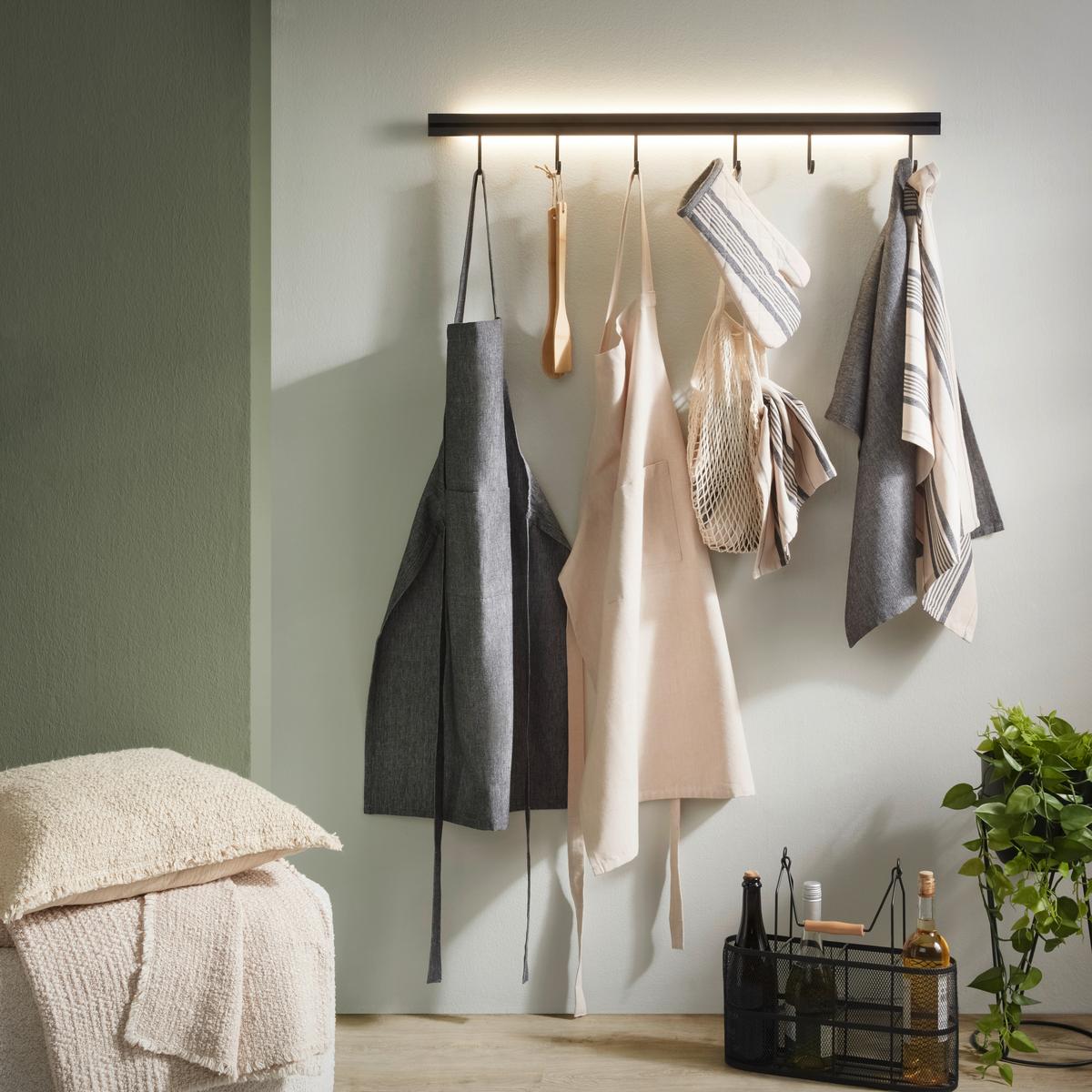 Zástěra HENRY,bavlna - černá, Moderní, textil (60/90cm) - Modern Living