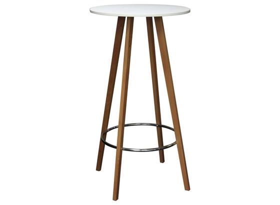 Barový Stôl Levi - prírodné farby/biela, Moderný, kov/drevo (60/110cm) - Ombra Barový Stôl Levi - prírodné farby/biela, Moderný, kov/drevo (60/110cm) - Ombra