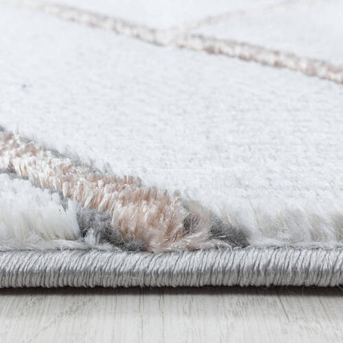 Webteppich Bronze/Hellgrau Naturfaser Naxos 240x340 cm - Bronzefarben, Design, Textil (240/340cm)