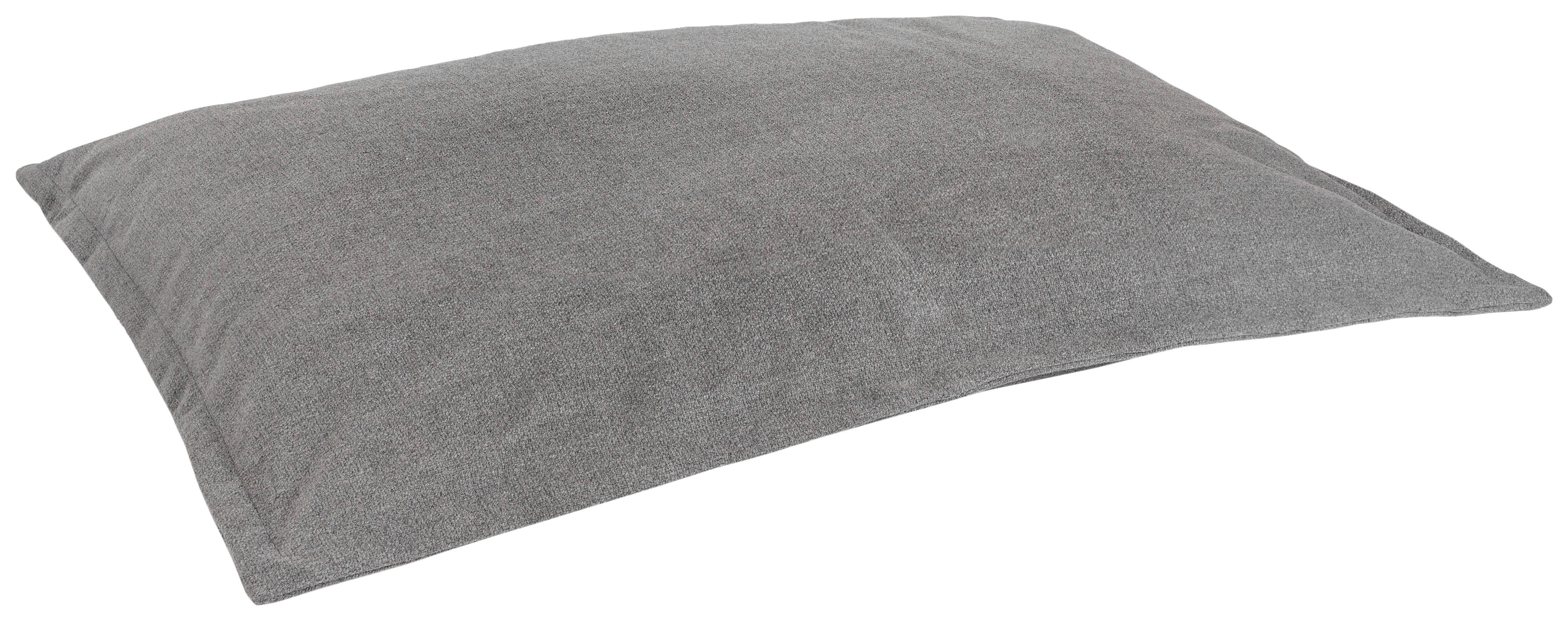 Sitzsack B52 XL Grau Indoor, Rechteckig, Styropor-Füllung - Grau, MODERN, Textil (130/40/170cm) - Ondega