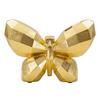 Vase Butterfly Gold Goldfarben B: 22,5 cm - Goldfarben, Basics, Kunststoff (22.5/15/8cm)